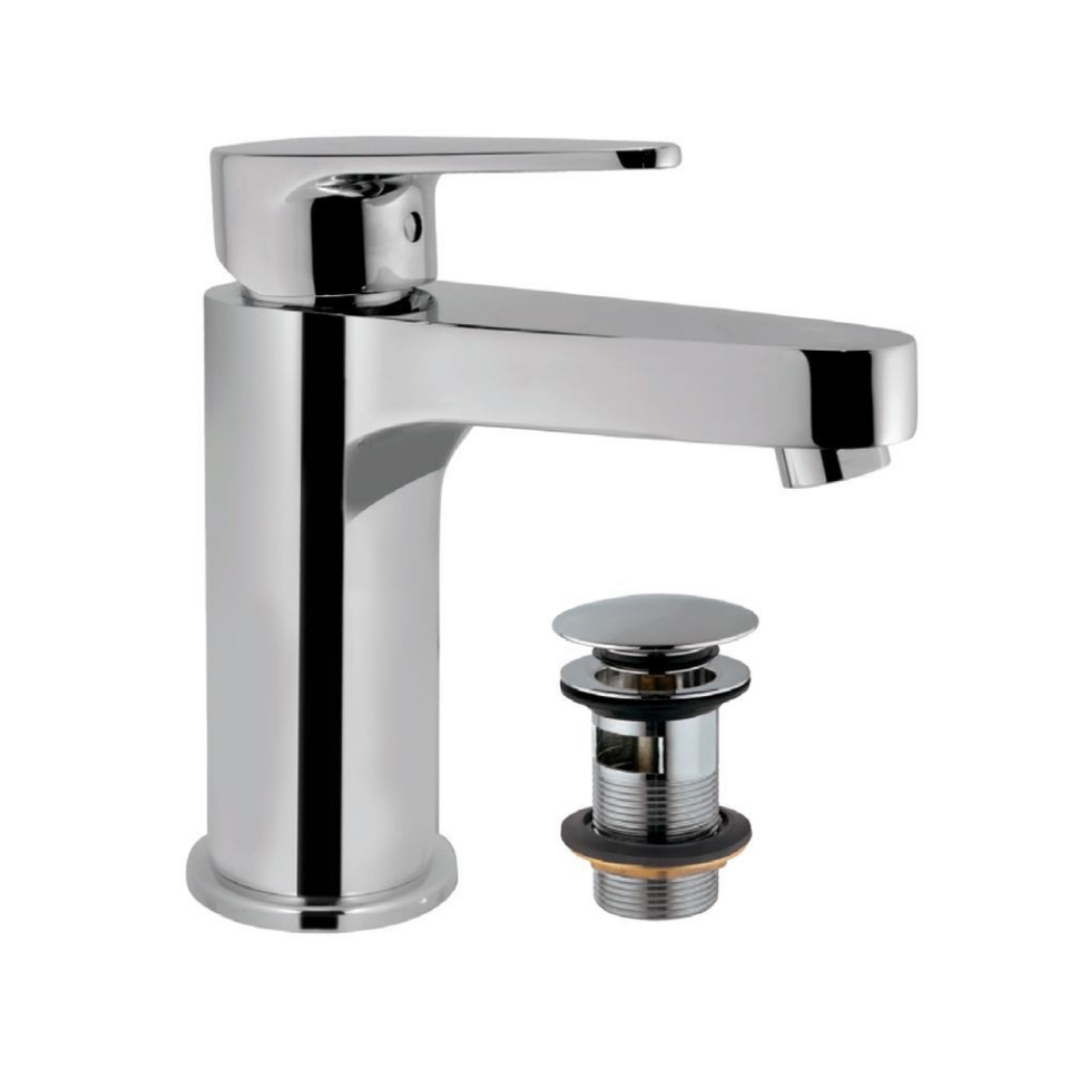 Picture of Single Lever Basin Mixer with click clack waste