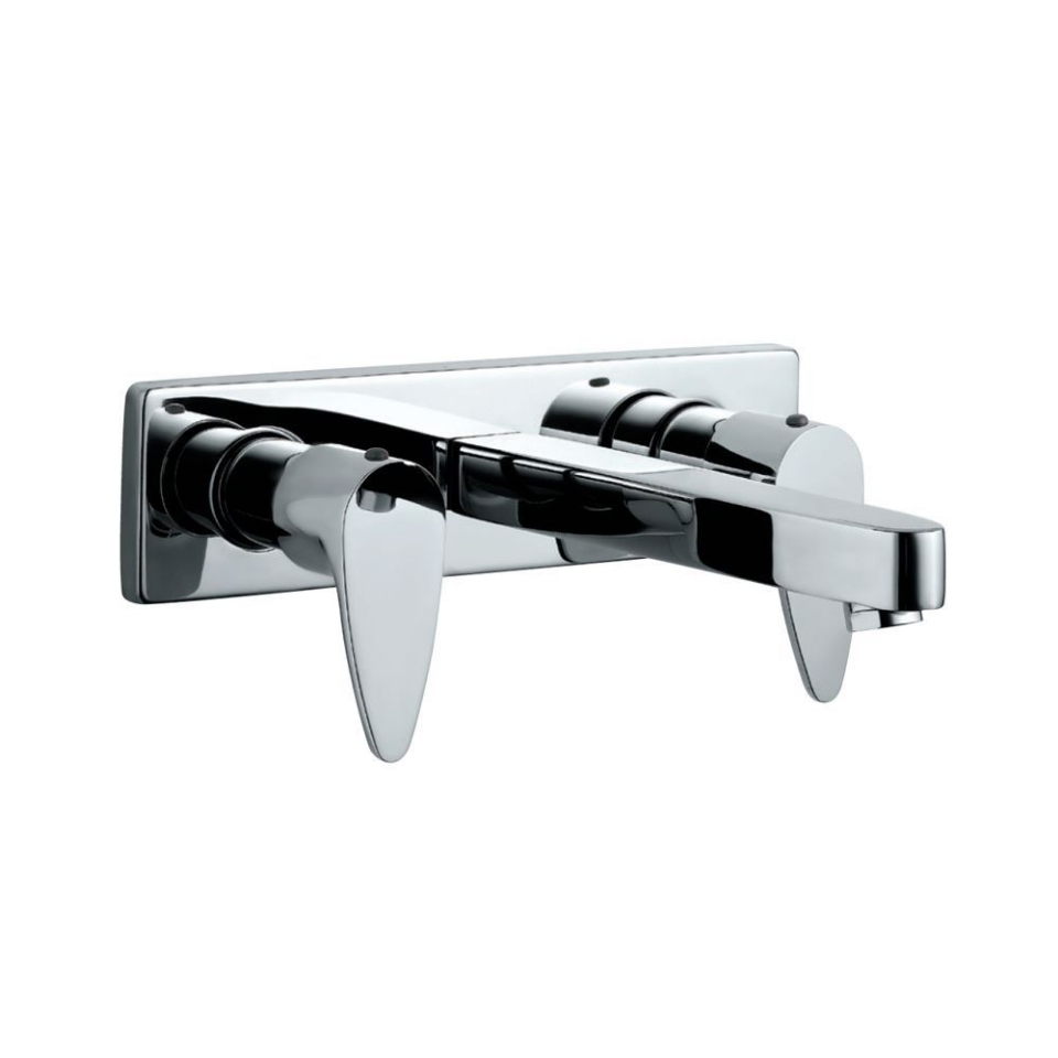 Picture of 3 Hole Basin Mixer Wall Mounted