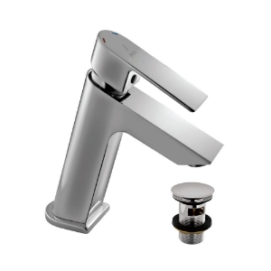 Picture of Single lever basin mixer with click clack waste