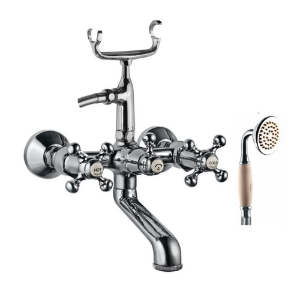 Picture of Bath & Shower Mixer with Telephone Shower Crutch