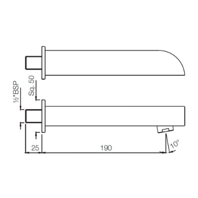 Picture of Alive Bath Spout