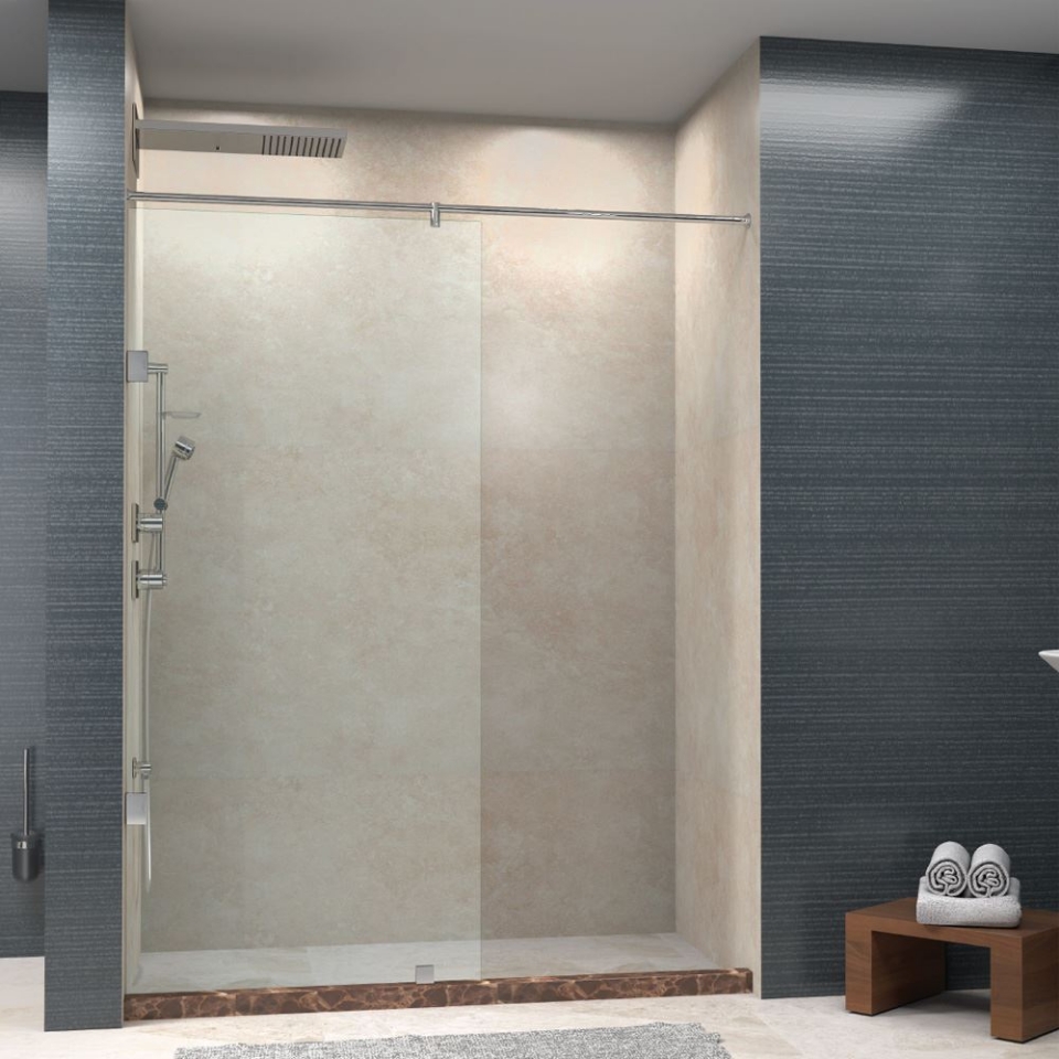 Picture of Free walk-in shower enclosure with stabilizer - 1 part