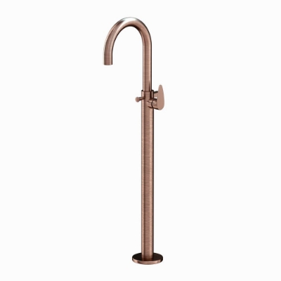 Picture of Vignette Prime Exposed Parts of Floor Mounted Single Lever Bath Mixer - Antique Copper