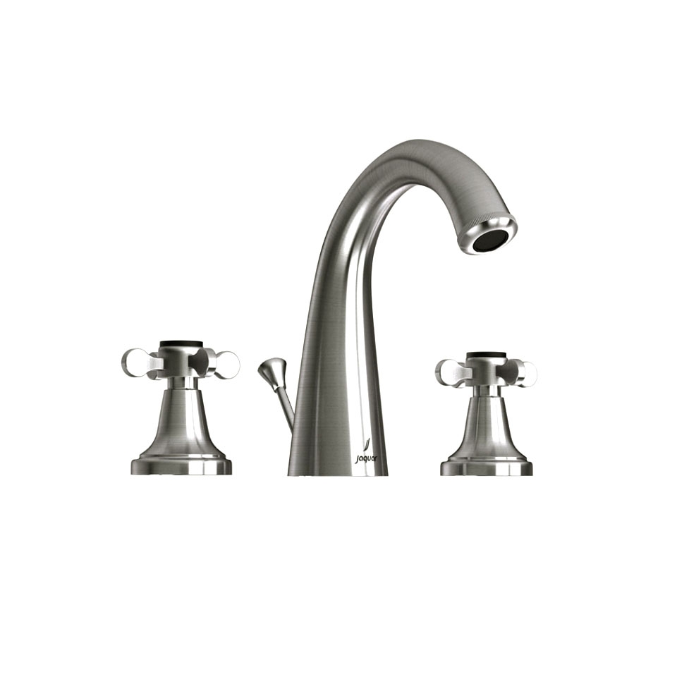 Picture of 3 hole Basin Mixer with Popup waste - Stainless Steel