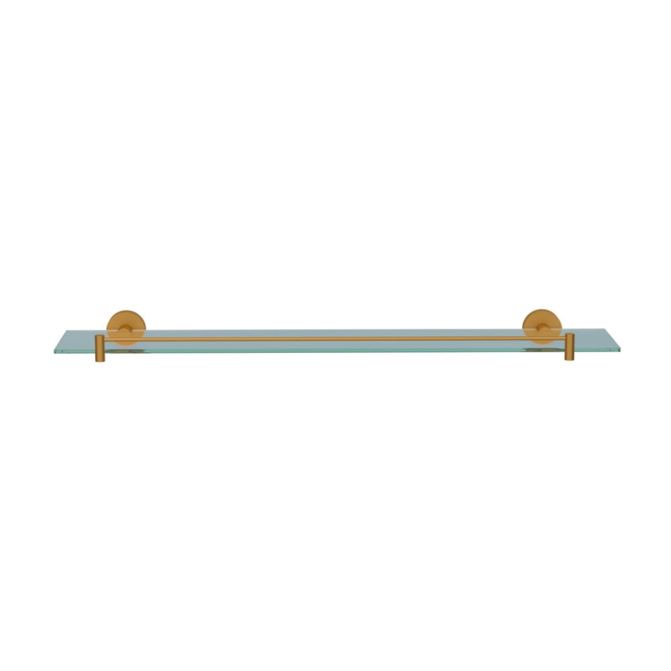 Picture of Glass Shelf - Gold Matt PVD 