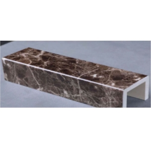 Picture of Dark Grey Mesh Artificial Marble Ledge - (Size : 900x900)