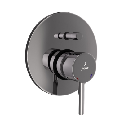 Picture of 싱글 레버 하이플로우 매립형 디버터 노출부 키트 - Black Chrome