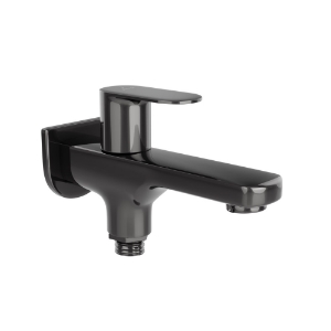 Picture of Two Way Bib Tap - Black chrome