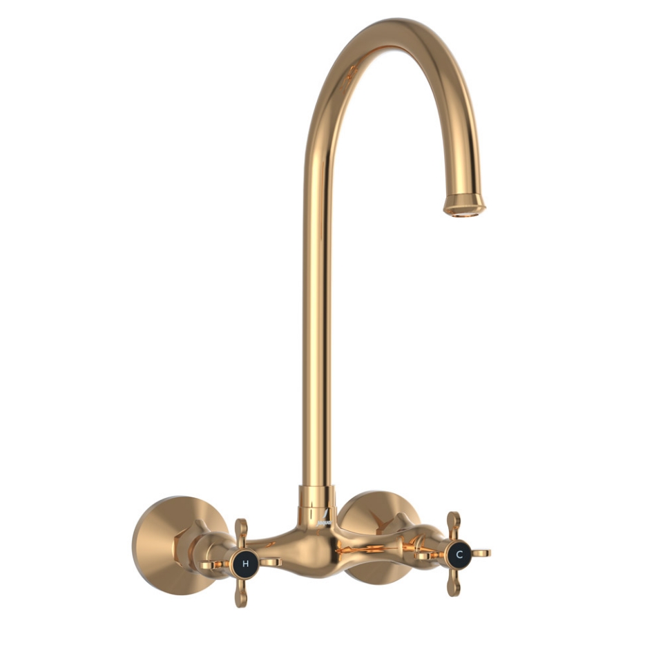 Picture of Sink Mixer with Regular Swivel Spout - Auric Gold
