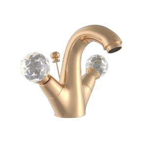 Picture of Monoblock Basin Mixer with Popup Waste - Auric Gold