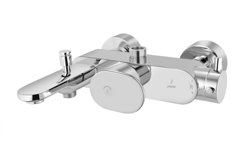 Picture of Exposed Thermostatic Bath & Shower Mixer 3-in-1 System - Chrome 