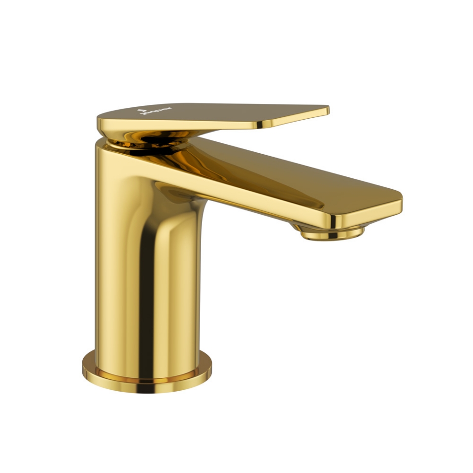 Picture of Single Lever Basin Mixer - Gold Bright PVD 