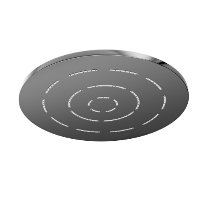 Picture of 단일 기능 원형 메이즈 오버 헤드 샤워 - 블랙 크롬