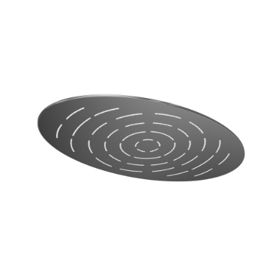 Picture of 1기능 오발 형태 메이즈 오버헤드샤워 - 블랙 크롬