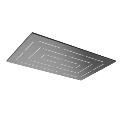 Picture of 단일 기능 직사각형 메이즈 오버 헤드 샤워 - 블랙 크롬