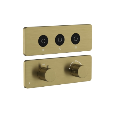 Picture of Exposed Part Kit of CLOUD Touch Shower System with 3 outlets - Antique Bronze