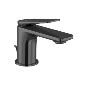 Picture of Single Lever Basin Mixer with Popup Waste - Black Chrome