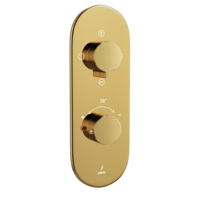 Picture of Aquamax Thermostatic Shower Mixer - Gold Bright PVD 