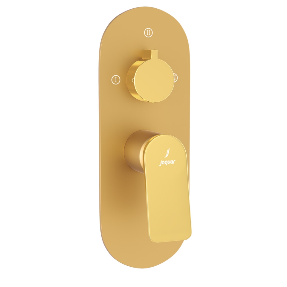 Picture of Aquamax Exposed Part Kit of Single Lever Shower Mixer - Lever: Gold Bright PVD | Body: Gold Matt PVD