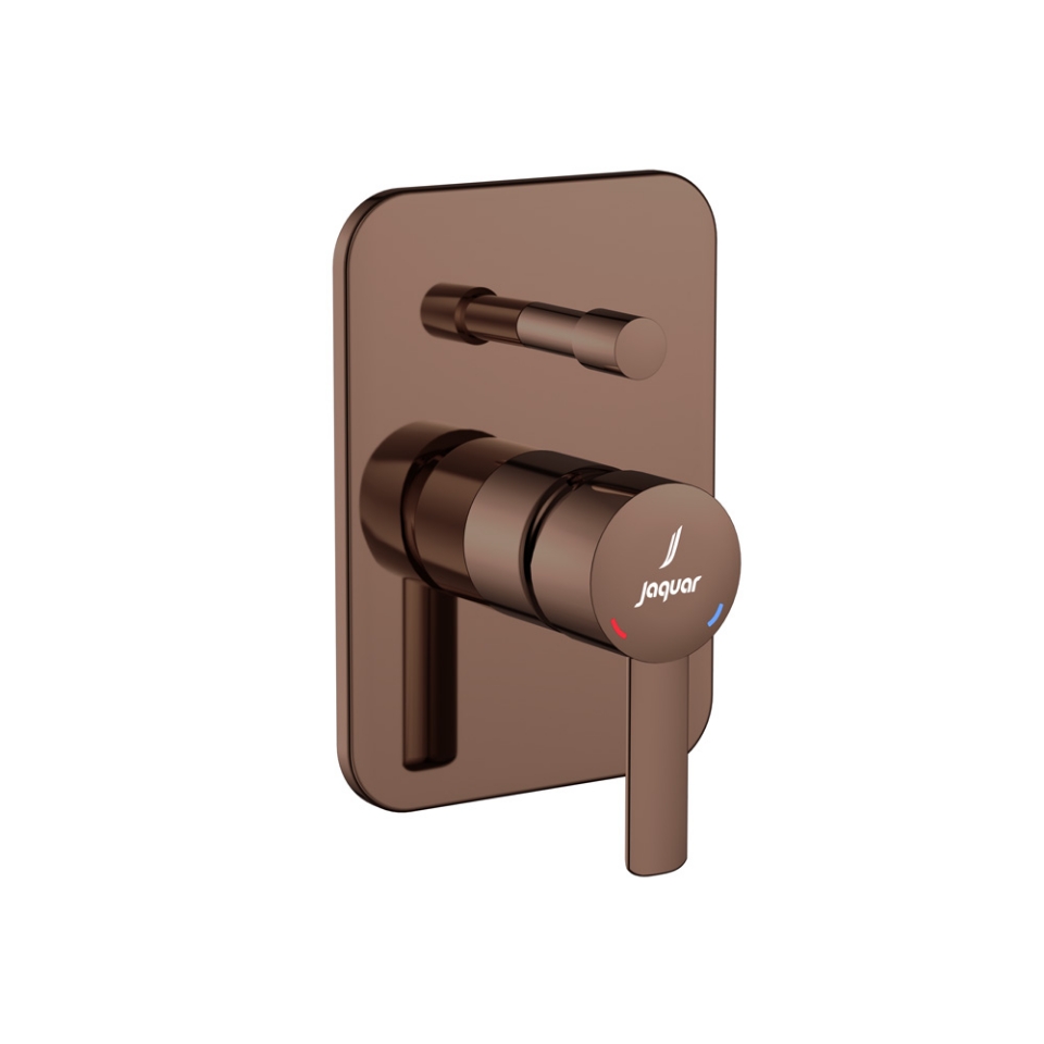 Picture of 매립형 다이버터 노출부 세트 (싱글 레버) - Blush Gold PVD