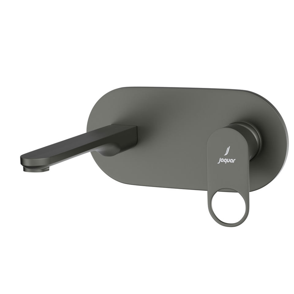 Picture of 벽매립 세면 수전(매립 뭉치 별도) - 그래파이트