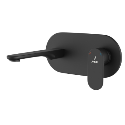 Picture of 벽매립 세면 수전(매립 뭉치 별도) - 블랙 매트