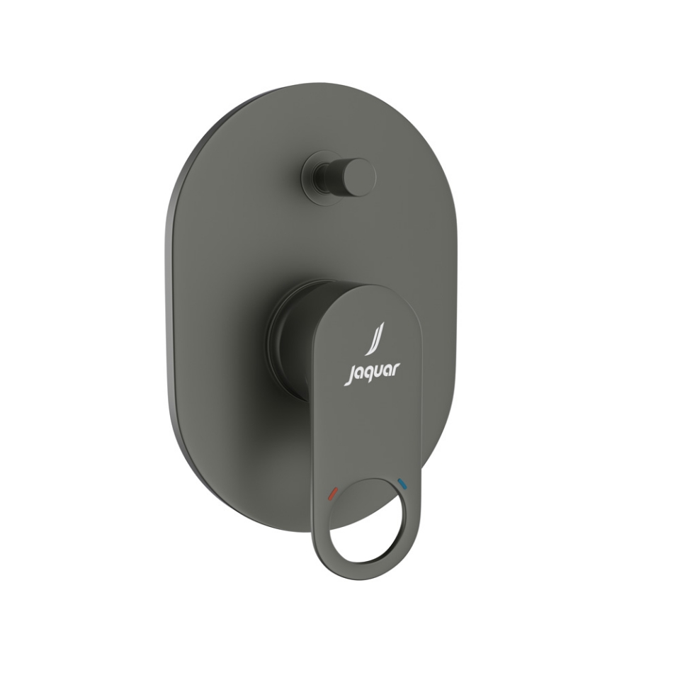 Picture of 싱글레버 벽매립 샤워 수전 노출 부분(고 수압) - 그래파이트