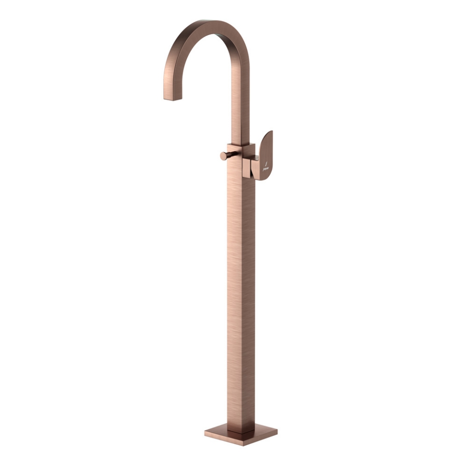 Picture of 바닥 배관형 싱글레버 욕조 수전 노출되는 부분 - 엔티 코퍼