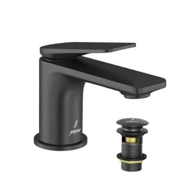 Picture of 원홀 세면 수전(자동 폽업 포함) - 블랙 매트