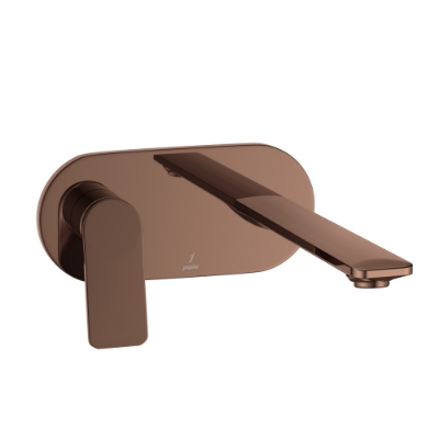 Picture of 좌측 작동형 싱글 레버 매립형 빌트인 수동 밸브 노출 파트 - Blush Gold PVD