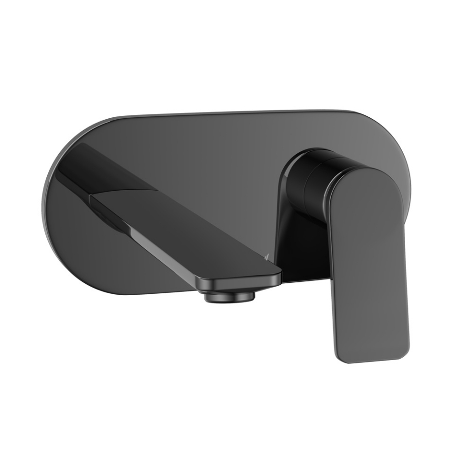 Picture of 벽매립 세면 수전(매립 뭉치 별도) - 블랙 크롬