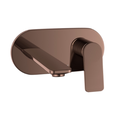 Picture of Exposed Parts of Single Lever Built-in In-wall Manual Valve - Blush Gold Bright PVD