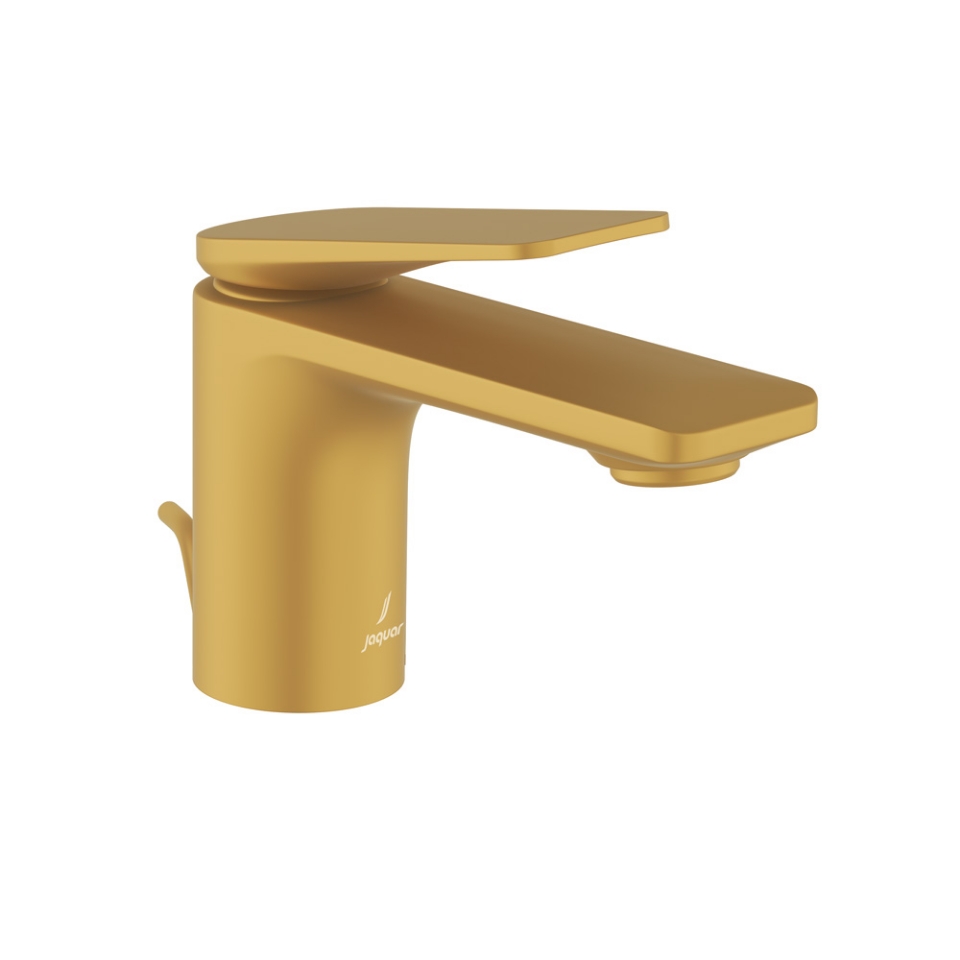 Picture of Single Lever Basin Mixer with Popup Waste - Gold Matt PVD