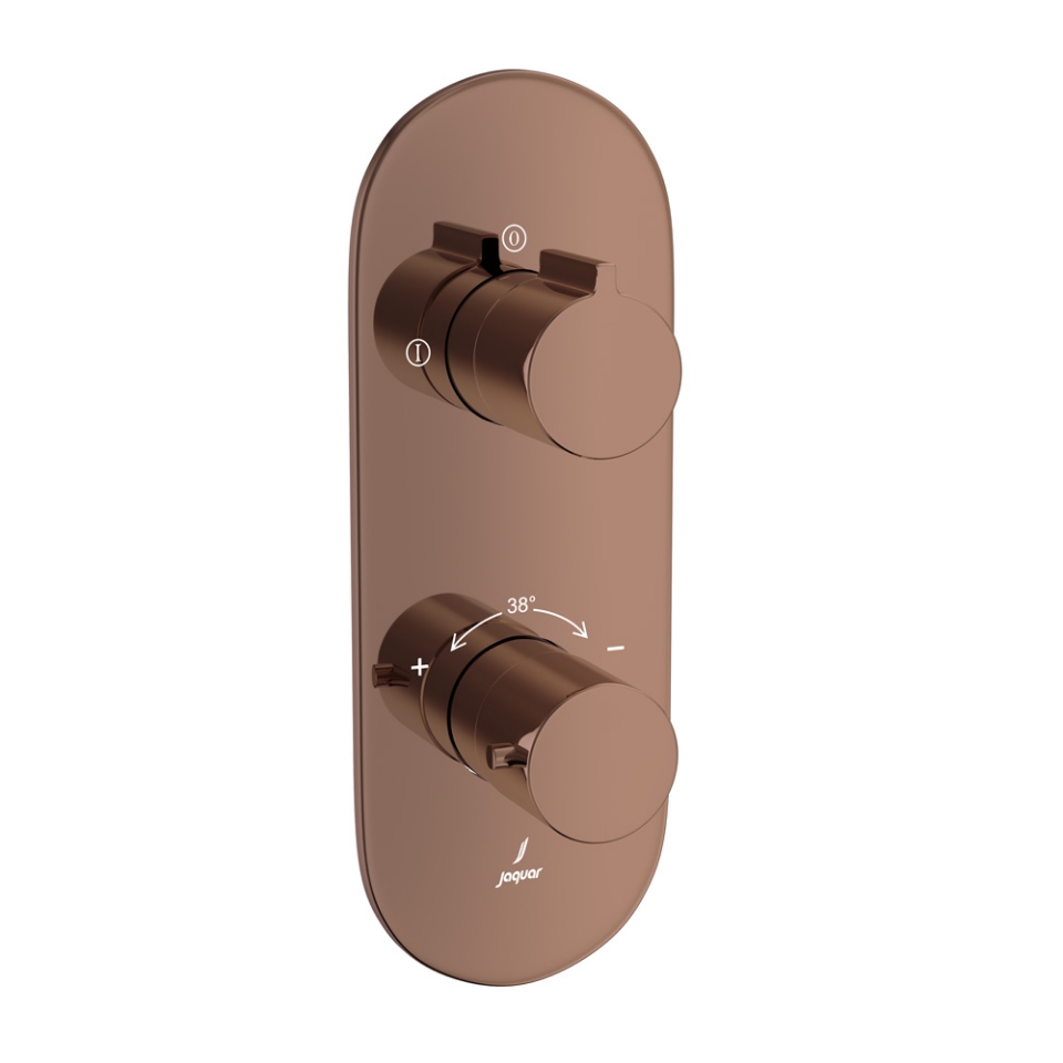Picture of Aquamax Thermostatic Shower Mixer - Blush Gold PVD