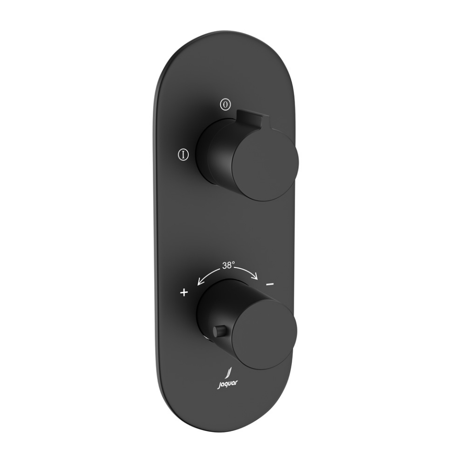 Picture of Aquamax Thermostatic Shower Mixer - Black Matt 