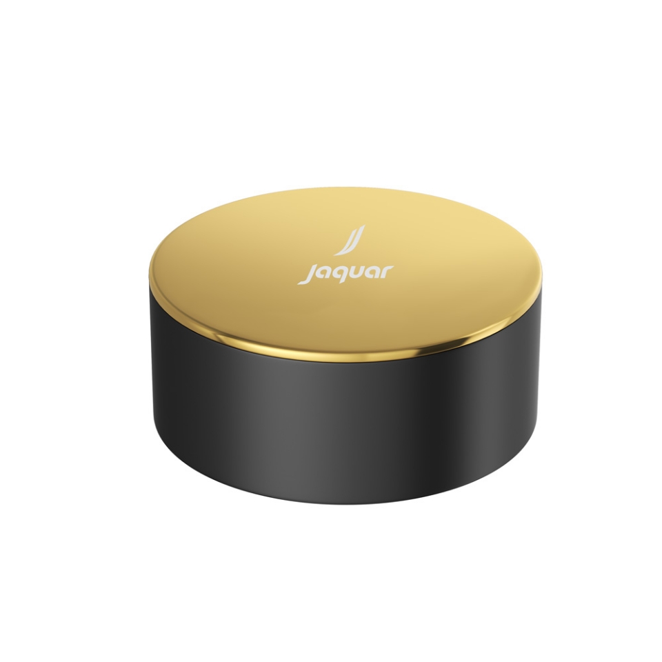 Picture of 데크 장착형 스톱 밸브 - Lever: Gold Matt PVD | Body: Black Matt