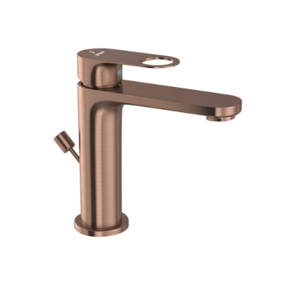 Picture of Single Lever Basin Mixer with Popup Waste - Antique Copper