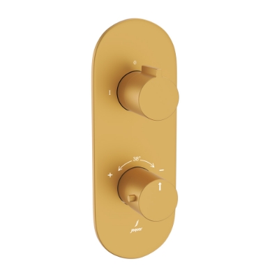 Picture of Aquamax Thermostatic Shower Mixer - Gold Matt PVD 