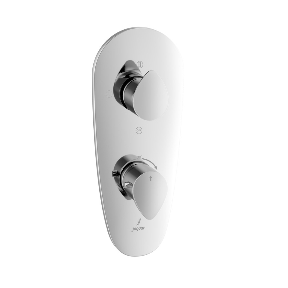 Picture of Vignette Prime Aquamax 온도조절 샤워 믹서 노출부 키트 (3방향 디버터 포함) - Chrome