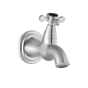 Picture of Bib Tap with Wall Flange - Stainless Steel