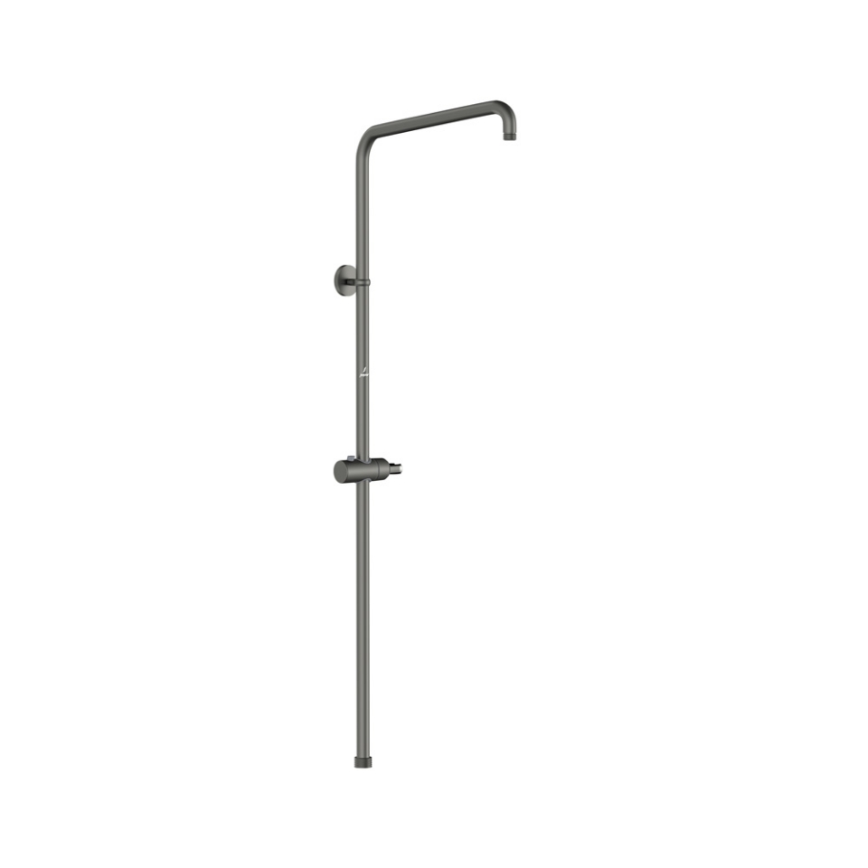 Picture of Exposed Shower Pipe with Hand Shower Holder, L-Type - Graphite