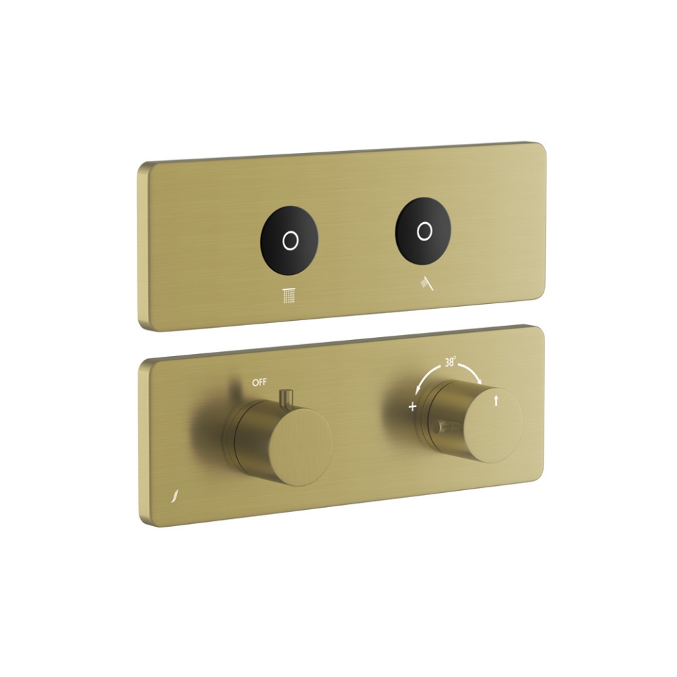 Picture of Exposed Part Kit of CLOUD Touch Shower System with 2 outlets - Antique Bronze
